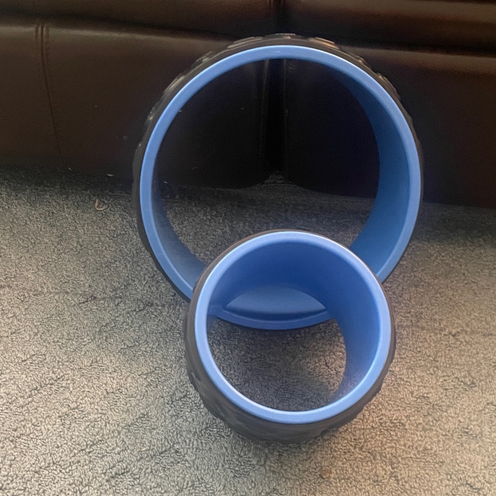 Lifepro Blue Yoga Wheel Pair